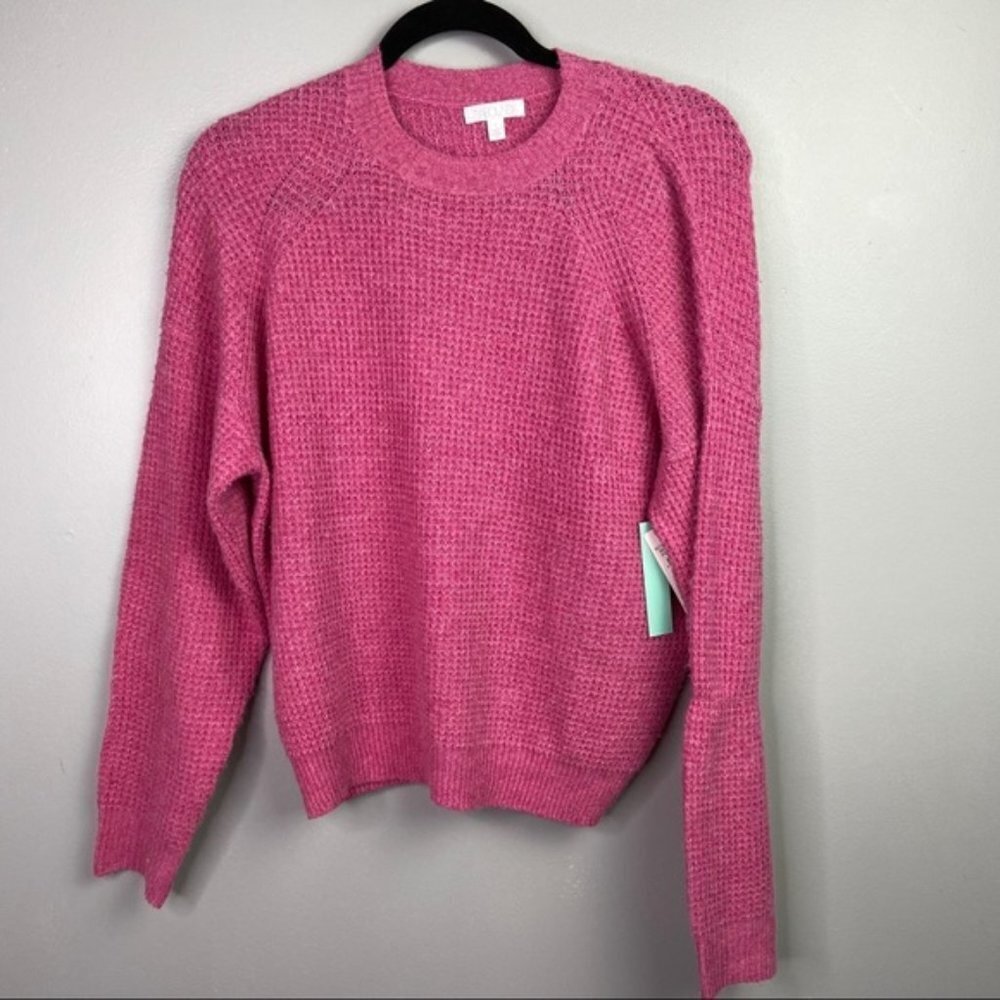 NWT Abound pink‎ women’s knit sweater SMALL